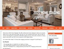 Tablet Screenshot of 2020homestaging.com